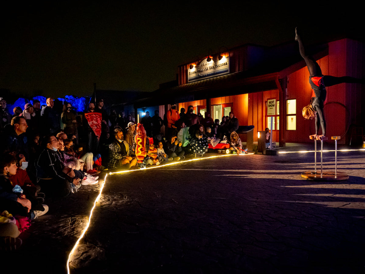 Halloween events for adults and kids in Winnipeg  - Acrobats are just one of the draws at Boo at the Zoo (photo by Nik Rave for Assiniboine Park Zoo)