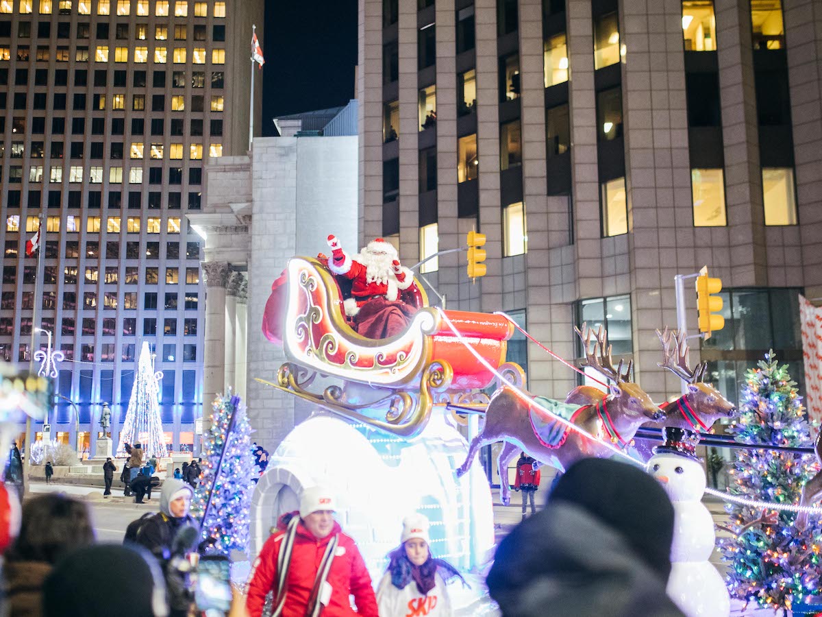 The Manitoba Hydro Santa Parade is back this month for the 111th time - Santa is coming back to downtown on November 19 (photo by Mike Peters)