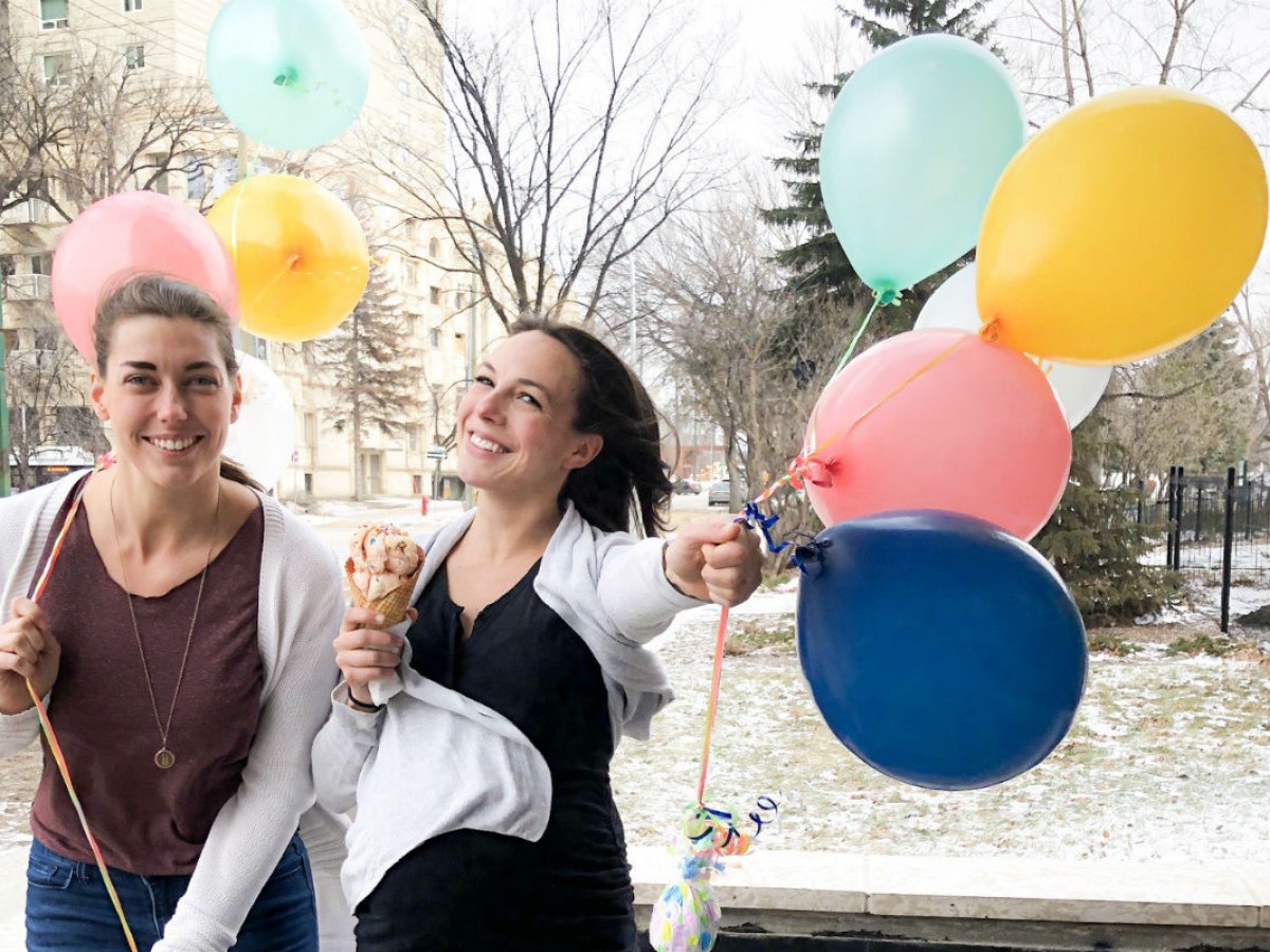 Housemade ice cream and cute pups are part of the festivities at Fête - Fête Co-owners Teri-Lynn Friesen and Élise Page (photo courtesy of Fête) 