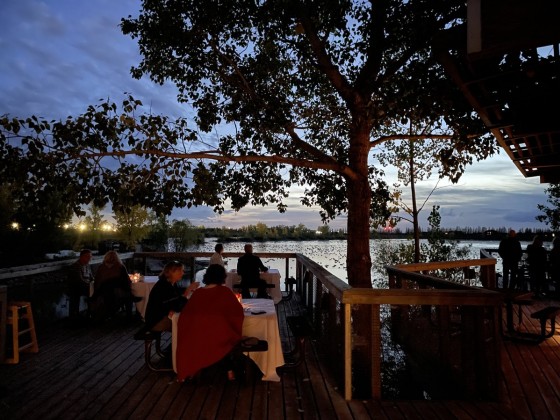 FortWhyte Alive's Goose Flight Feasts pair fowl and foodies at sunset