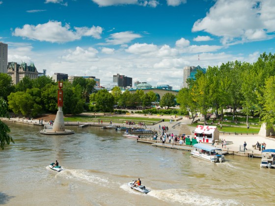 Labour Day long weekend at the Forks